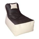 Video Rocker Classic Off White & Dark Brown