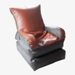 Bean Sofa Bed Classic Dark Brown & Tan