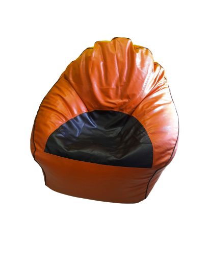 Mudha Bean Chair Classic Orange & Black