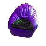 Mudha Bean Chair Classic Purple & Black