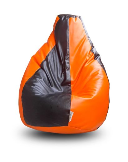 Classic Bean Bag Orange & Black Stripes