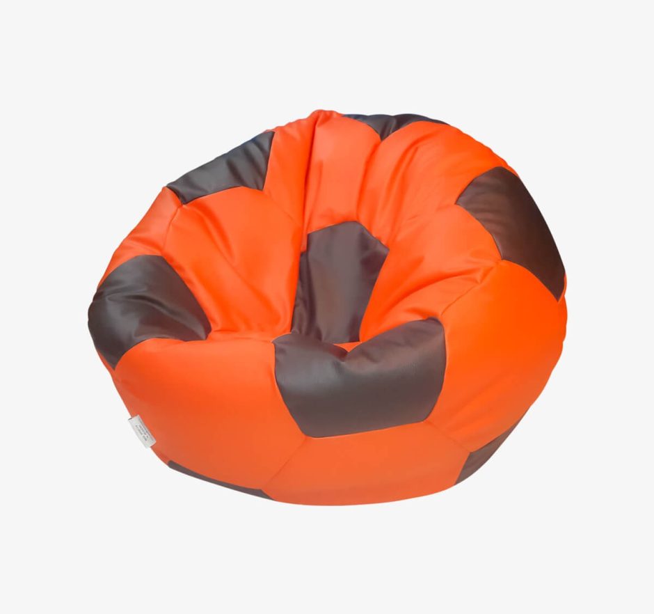 Soccer Bean Bag Classic - Orange & Black