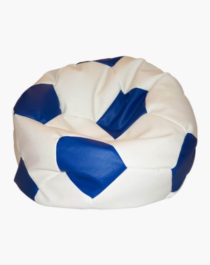 Soccer Bean Bag Classic - White & Blue