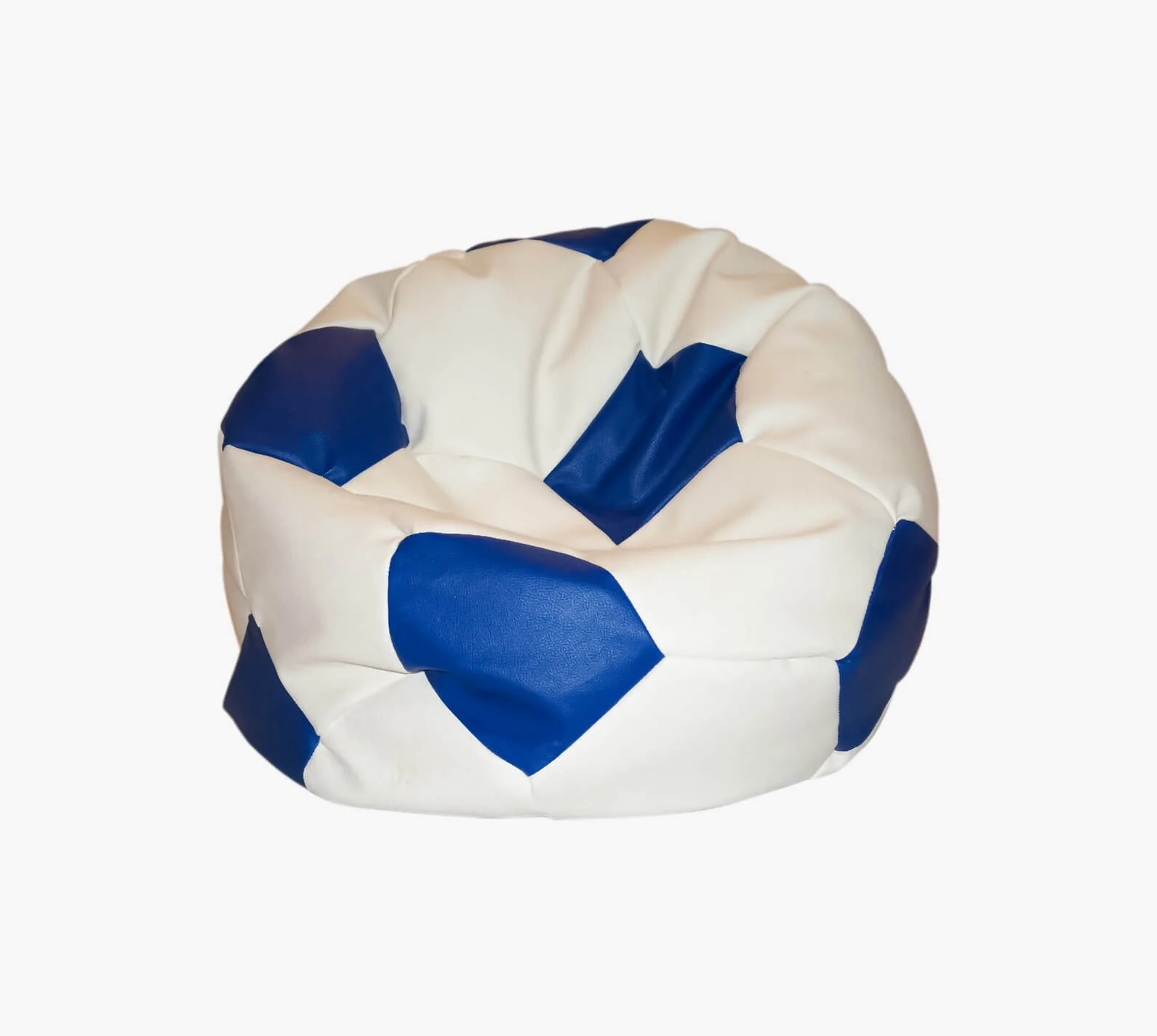 Soccer Bean Bag Classic - White & Blue Soccer Bean Bag Classic - White & Blue