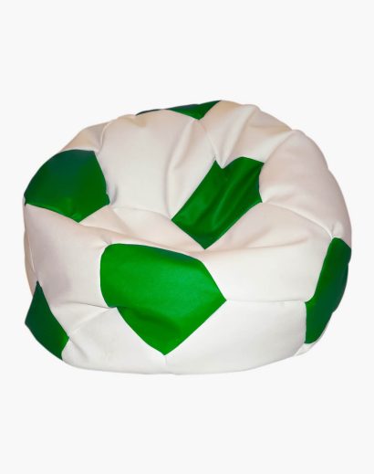Soccer Bean Bag Classic - White & Green
