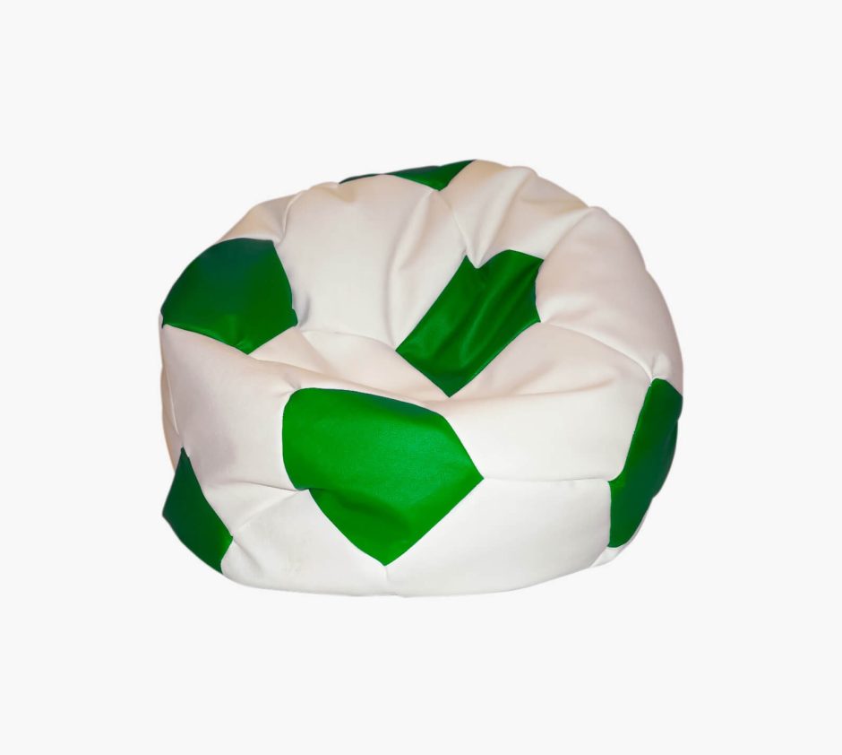 Soccer Bean Bag Classic - White & Green