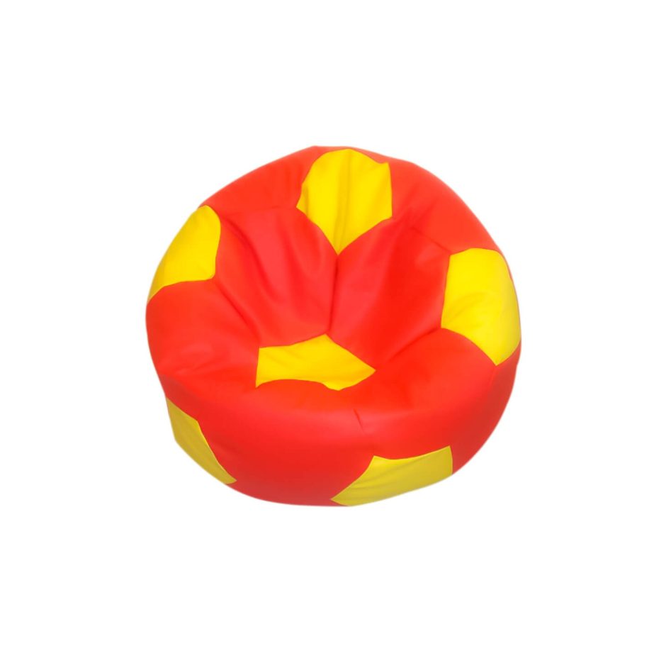 Soccer Bean Bag Classic - Red & Yellow