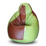 Classic Bean Bag Brown & Green Stripes