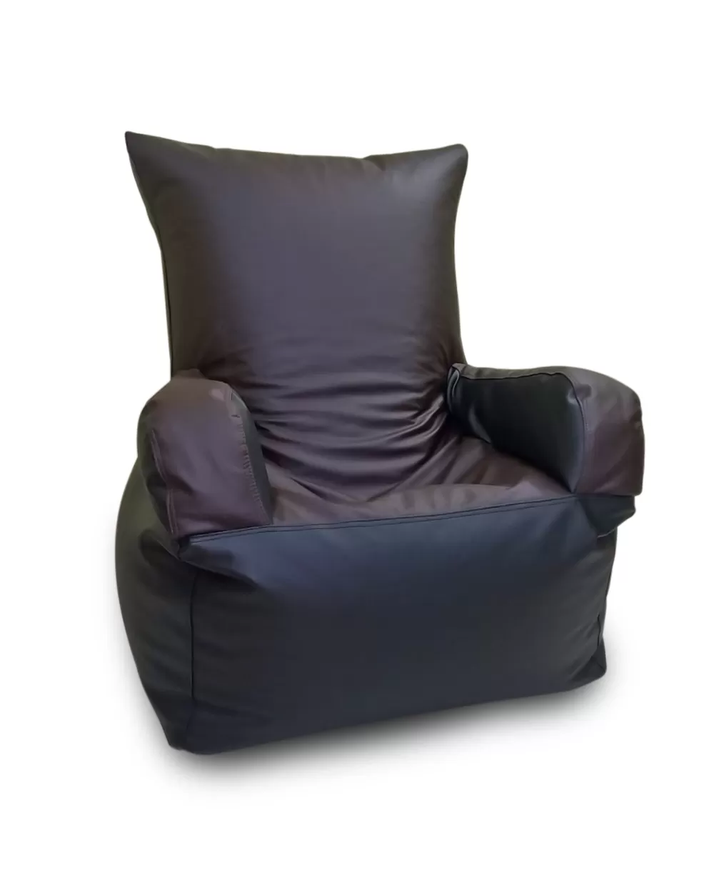 bean-sofa-chair-black-dark-brown-1