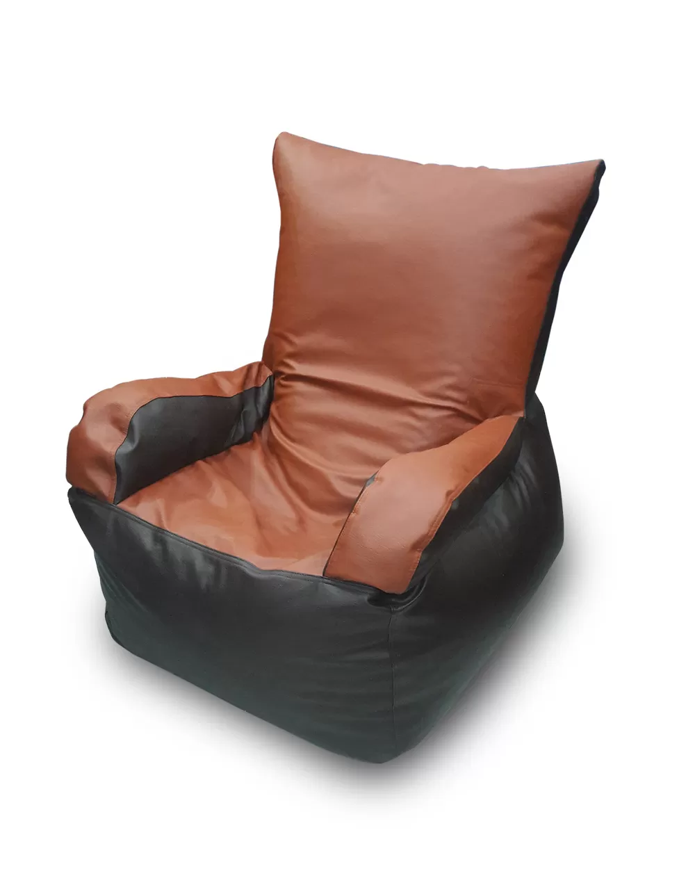bean-sofa-chair-light-brown-dark-brown